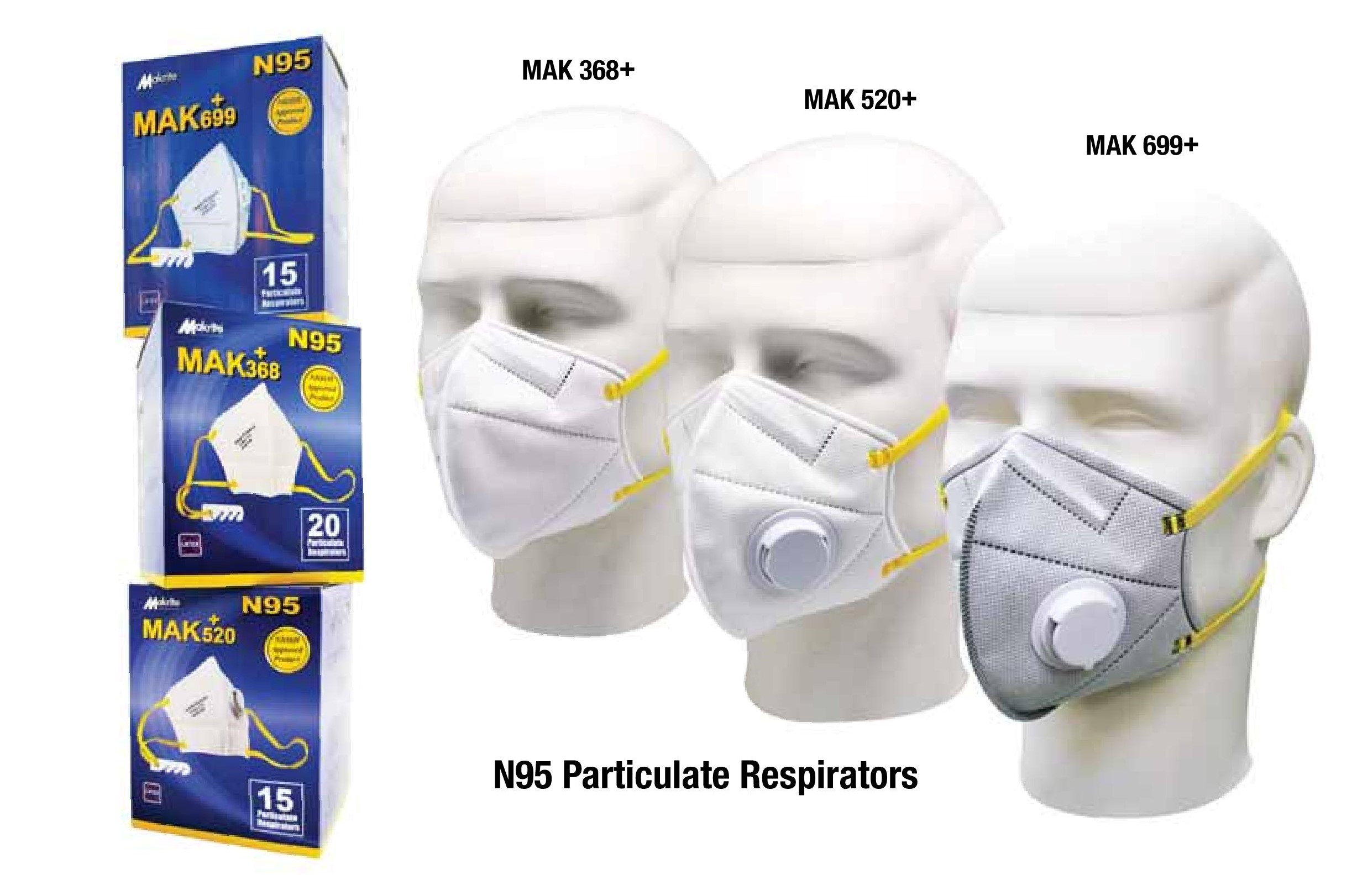 Makrite N95 Disposable Mask Image