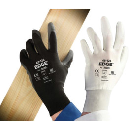 Ansell Edge PU Palm Coated Glove (White/Black) Image