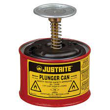Justrite Safety Plunger Cans 10008 Image