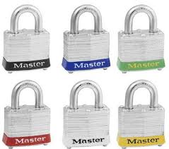 Laminated Steel Padlock Image