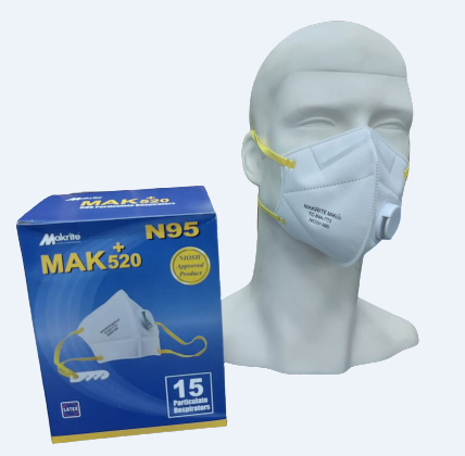 Makrite N95 Valved Particulate Respirator Image
